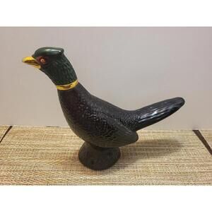 Vintage 70's Avon Pheasant bird  After Shave Cologne 5 oz. Empty